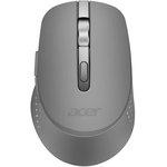 Мышь беспроводная Acer OMR310, Bluetooth/Радио, оптическая, USB, 1600dpi, темно-серый [zl.mcecc.032]