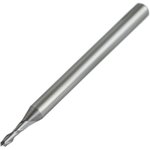 AHNO Фреза твердосплавная 1.0мм (L=50, l=3, хв=4) Z2 45° по алюминию и ...