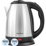 12950, Чайник SUPRA KES-1801S, 1,8л, 1500Вт, металл